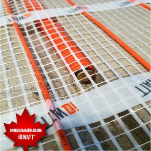 Тонкий самоклеящийся греющий мат IQ FLOOR MAT 150 Вт/м.кв - 1,5м²