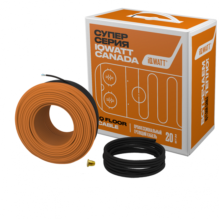 Греющий кабель IQ FLOOR CABLE 20 Вт/м - 25 м