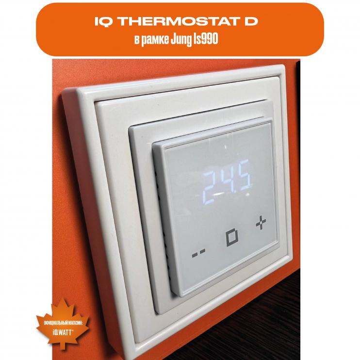 Электронный термостат IQ THERMOSTAT D черный матовый